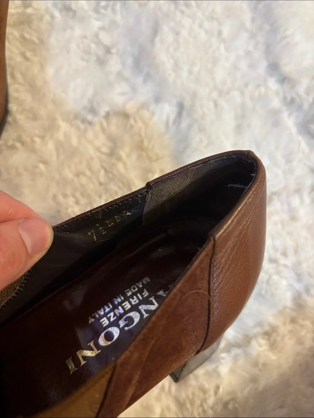 Brown Suede Slip-On women's Dress Shoes